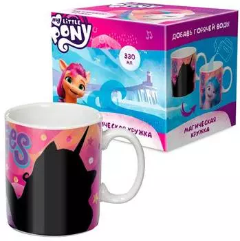 Термокружка My Little Pony: Новое поколение розовая (330 мл, фарфор)