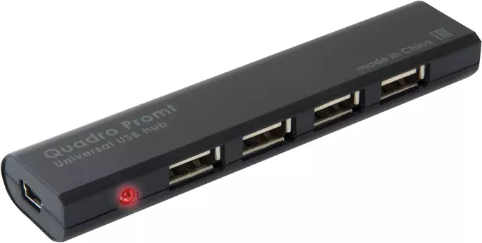 Универсальный USB разветвитель Defender Quadro Promt USB 2.0, 4 порта