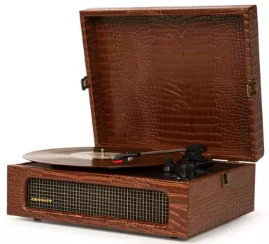 Виниловый проигрыватель Crosley Voyager Brown Croc [CR8017A-BR]