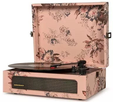 Виниловый проигрыватель Crosley Voyager Floral [CR8017A-FL]