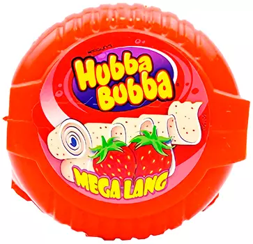 Жевательная резинка Hubba Bubba – Mega Long Strawberry (56 г)