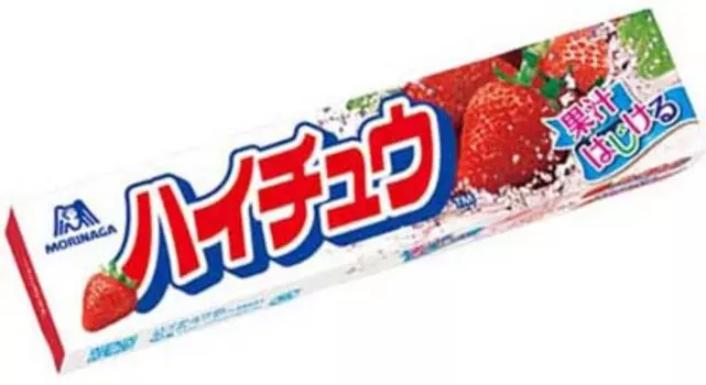 Жевательные конфеты Morinaga: Hi-Chew Strawberry – Вкус клубники (55г)