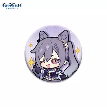 Значок Genshin Impact: Chibi Expressions – Keqing Can Badge