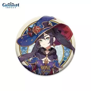 Значок Genshin Impact: Mondstadt Can Badge – Mona