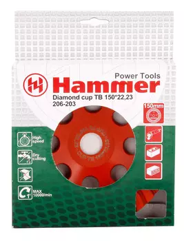 Чашка шлифовальная HAMMER