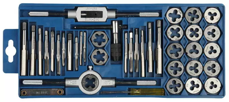 Набор метчиков и плашек ЗУБР