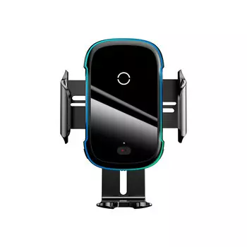 Автомобильный держатель Baseus Light Electric Holder Wireless Charger 15W (WXHW03-01) Черный