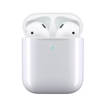 Беспроводные наушники Apple AirPods 2 (с зарядным футляром) MV7N2