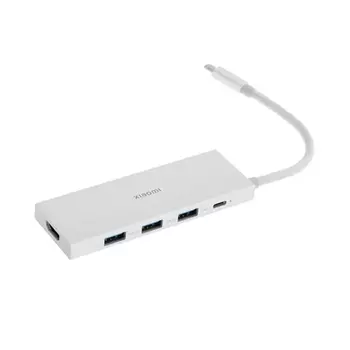 Док-станция Xiaomi 5 в 1 (XMDS05YM) Type-C на HDMI 4K, USB 3.0, Type-C