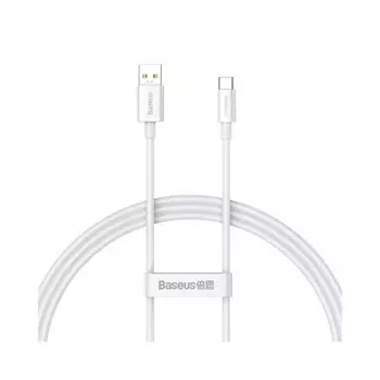 Кабель Baseus Superior Series (SUPERVOOC) Fast USB to Type-C (65W, 1м) (CAYS000902) Белый