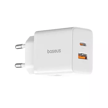 Сетевая зарядка Baseus Cube Fast Charger C+U 20W (P10111403213-00) Белый