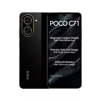 Смартфон Xiaomi Poco C71 3/64Gb Power Black (Черный) RU