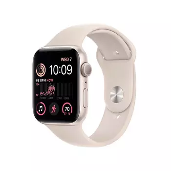 Умные-часы Apple Watch SE Gen 2 44mm Starlight Aluminium (MRE43QA)