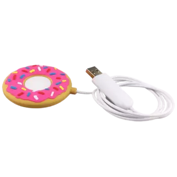 Беспроводная зарядка - присоска (Пончик)