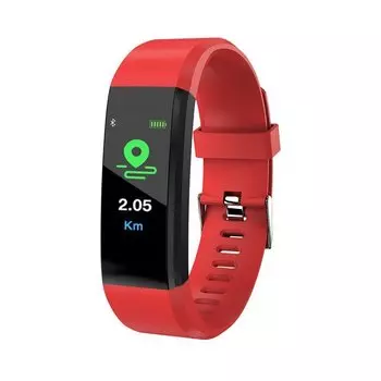Умный браслет ID115 plus (красный)