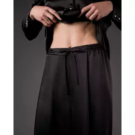 Брюки пижамные черного цвета