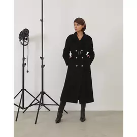 Пальто черного цвета