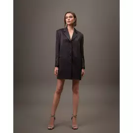 Платье-жакет оверсайз черного цвета