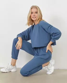 Спортивные брюки цвета индиго