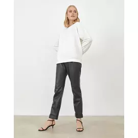 Толстовка без капюшона молочного цвета