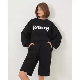 Трикотажные шорты черного цвета