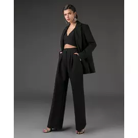 Жакет двубортный черного цвета