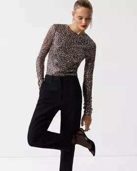 Боди леопардовое с пайетками