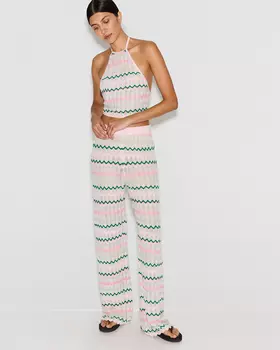 Брюки ажурные мультиколор