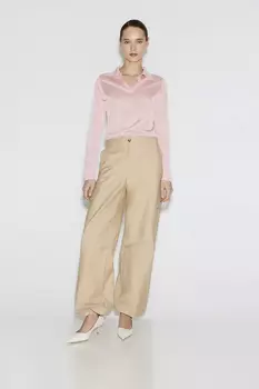 Брюки карго бежевого цвета