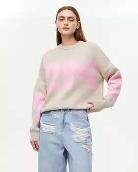 Джемпер 2М бежевого цвета