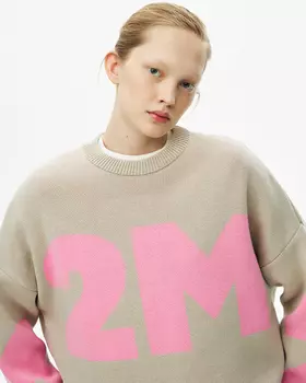 Джемпер 2М бежевого цвета