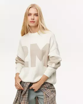 Джемпер 2М молочного цвета