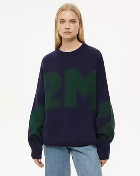 Джемпер 2М темно-синего цвета