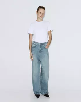 Джинсы Baggy Balloon BG304 голубого цвета