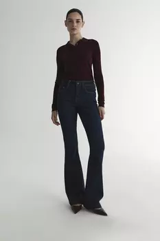 Джинсы Flare FL200 темно-синего цвета