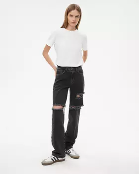 Джинсы Straight Fit ST103 с разрывами