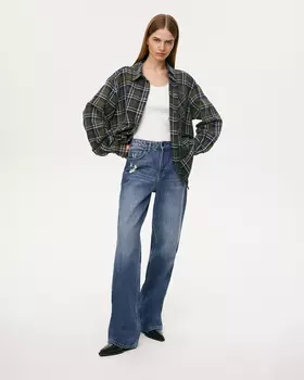 Джинсы Straight Fit ST200 с потертостями