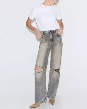 Джинсы Straight Fit ST202 c винтажным эффектом