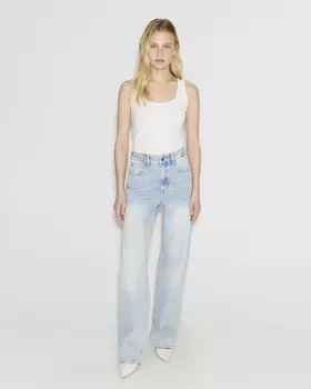 Джинсы Straight Fit ST203 голубого цвета