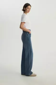Джинсы Wide leg WL100 синего цвета