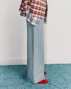 Джинсы Wide leg WL102