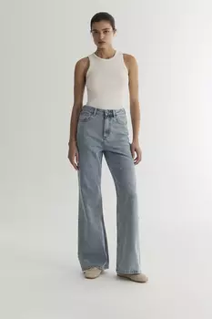 Джинсы Wide Leg WL103 голубого цвета