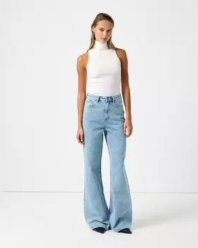 Джинсы Wide Leg WL103 голубого цвета