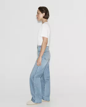 Джинсы Wide Leg WL106 голубого цвета