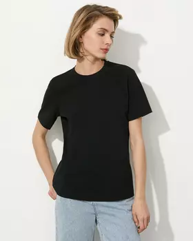 Футболка из мягкого хлопка черного цвета