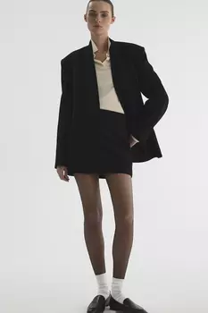 Юбка мини черного цвета