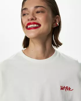 Лонгслив с принтом Amour