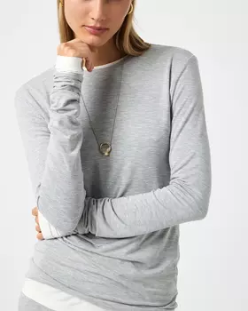 Лонгслив серого цвета