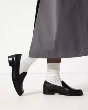 Носки молочного цвета с кашемиром