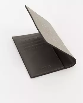 Обложка для паспорта серо-оливкового цвета